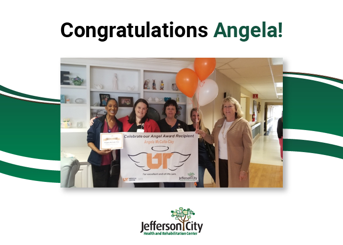 Congratulations Angela!
